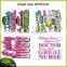 Factory Direct Custom Logo Heat Transfer Stickers For Clothing