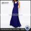 MGOO Hot Selling OEM/ODM Custom Logo Blue Maxi Dress Elegant Evening Vestidos Women Chiffon Clothing #25206029