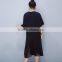 Summer 2017 korean loose ladies dress women super plus size printed dress maternity clothing