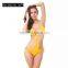 2017 hot selling 9 colors one piece swimwear sexy bikini swimsuit