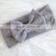 Women Customized Hairband Cotton Gray Boutique Headband