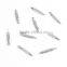 Zinc Based Alloy 3D College Jewelry Charms Pencil Silver Tone 3D