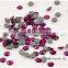 SS20 fuchsia color hot fix Crystal rhinestones heat iron on Hot Fix rhinestones diamond