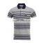 High Quality Stripe Patch Embroidered Polo Tshirt