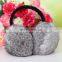 Fashion rabbit fur ear muff factory directly supply real fur winter ear muff