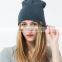 Daily Knit Headwear Warm Stretchy soft men Women Round Comfort Serious kids beanie hat acrylic beanie hat bluetooth beanie hat