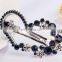 Stylish Women Heart Butterfly Rhinestone Simple Pinch Cock Hair Clip