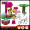 2016 Lovely series princess building block toy set in 117 pcs for kids educational toys