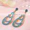 European Luxury Fashion Jewelry Crystal Fashion Drop Earring