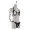 Sexy Leathe Open Bikini With Chain Detail Sexy Lingeries
