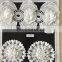 new arrival white 3d flower lace trim for dress and decoration