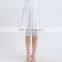 T-SK518 China Clothes Summer Midi Women Pleated Lace Skirt Design