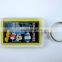 45*45mm square acrylic photo keychain