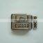 Wholesale custom metal belt tips/metal cap buckle strap for man