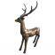 Ho display Artificial Deer Christmas Decoration Life Size Fiberglass Reindeer Statue