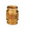 ISC-M3/M4/M5/M6 Brass Insert Nut knukles Nuts Insertos Knurling Copper Rivnut Threaded Rivet Ecrou Cejilla Inserti PEM Standard