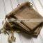 3" X 4" wholesale bags burlap for candles handmade soap wedding
