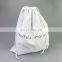 White Cotton Fabric Handbag Dust Bags drawstring dust bag for gift with custom logo