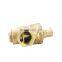 Piston type pressure relief valve cooper air relief valve for solar water heaters