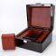 Black Hight Glossy fashionWatch Display Storage Wood Packaging Gift Box Watch Box With Gold Metal Hinges And Button Lock