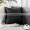 Home Decorative sofa cushion Solid Leather waterproof throw pillow covers