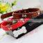 Soft Touch Basic Classic Padded Leather Pet Collars Adjustable Durable Dog Collars Pet Supplies