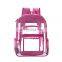 Multi-Pockets Heavy Duty Clear Backpack Transparent Daypack Durable PVC Bag For Security