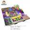 Trampoline With Large Foam Blocks,delicate Color Large Foam Pit Indoor Trampoline From China