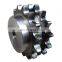 Duplex 08B-2 12T Double row C45 steel ISO standard roller chain sprocket