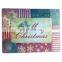 Christmas Gift Celebration Glass Cutting Board