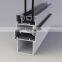 SHENGXIN Glass Sliding Door Aluminum Alloy Top Rail Extrusion Profile Anodizing Power Coated
