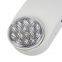 LED emergency light new style rechargeable twin head wall lamp wholesale 3W*3W 3hours CE certified