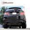 X5M E70 carbon finber diffuser for X5 E70 2009-2013 year to V-style carbon rear bumper spoiler rear lip