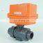 4 inch 12v plastic upvc motorized motor electric actuator union ball valve