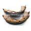 Asbestos free brake shoe K3369 for aftermarket