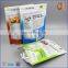Moisture proof 1kg flour wheat whey food powder  side gusset packaging plastic bag