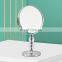 DIAMOND 360 degree Rotation 1x/2x bathroom make up mirror with non-slip base standing cosmetic mirror