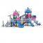 kindergarten outdoor playground plastic playground plastic playground with swing