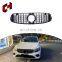CH Fast Shipping Factories Light Fit Plastic Car Grill Front Hood Mesh Bumper Grille For Mercedes Benz Glc X253 2015-2018