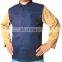 Welding Working Worker Uniform Workwear,Blue FR(Flame Retardant) Welding Jacket Leather Sleeves,Welder Jacket