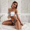 Women Plus Size Swimwear Bikini Two Piece Bikini Bandeau Swimwear Women Swimsuit