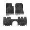 4 door Floor Slush Mats with Tire Tread Pattern car floor boot mat for 14-17 Jeep Wrangler JK  4x4 offroad accessories