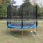 Popular Outdoor Fitness Equipment 10ft Indoor Trampoline With Safety Enclosure