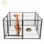 New quality black playpen dog,cheap price animal heavy duty dog fence large dog pens for sale