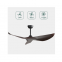 Sofucor 52 Inch Ceiling Fan with Remote Contro