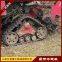 Harvester modification track chassis mud anti sinking and anti slip