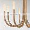 Modern Design Brass Chandelier Custom High Quality Decorative Lighting Fixtures for Luxury Villa Living Room Bedroom Aisle