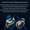 Smart technology acoustic noise cancellation digital display charging case in-ear wireless headphones high-definition Bluetooth headphones