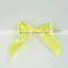 Pre Tied Polyester Satin Ribbon Bow With Wire Twist:3/8" Ribbon, 2" Width With 1.5" Tail, 4.5" Long Tie