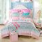 Beautiful designs 100% cotton rural style kids bedding set